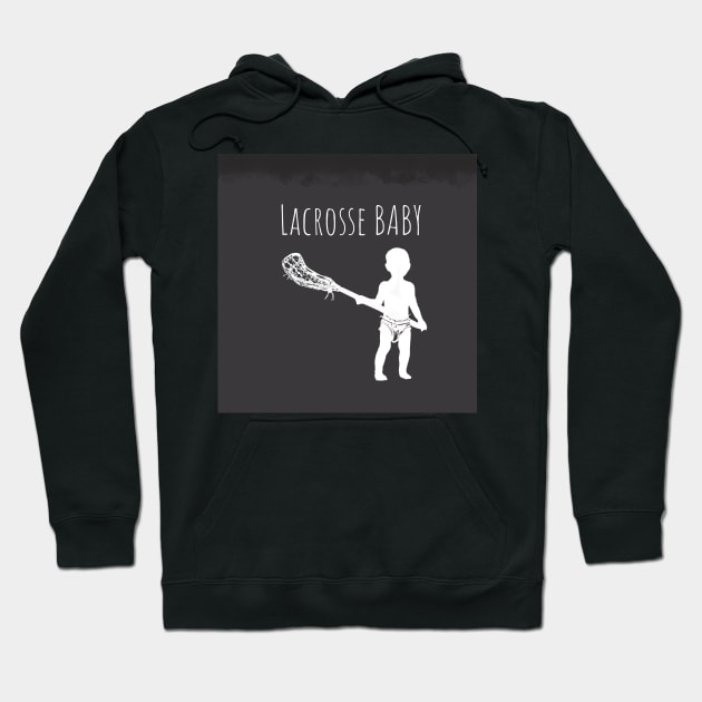 Lacrosse baby Hoodie by mursart68